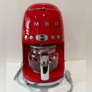Smeg Bold Red Coffee Machine